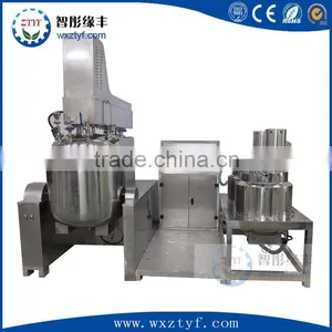 Hydraulic Lifting Cream Lotion Food Jam Mayonnaise Sesame Paste Emulsifying Mixer Can be Heated and Cooling thumbnail-1