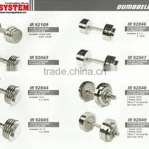 New Design Fitness Electroplating Dumbbell thumbnail-1