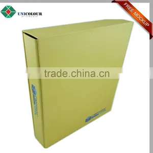 Office Stationery Customized Cardboard Black Paper File Folder With Slipcase thumbnail-4