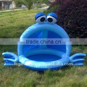Inflatable Frog Kids Play Pool thumbnail-1