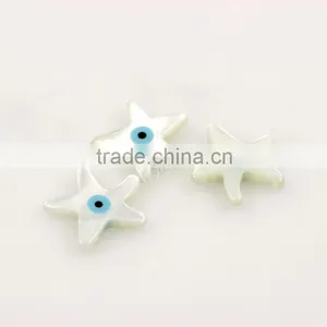 Nature White Sea Star Shape With Eyes Mother of Pearl MOP Shell Gems Sale From JL Gems Jewelry thumbnail-4