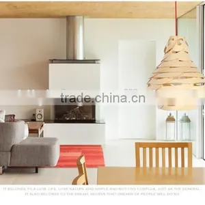 LED Pendant Light JK-8005B-30 Newest Wood Color Handmade Pendant Light for Children Room Decoration thumbnail-6