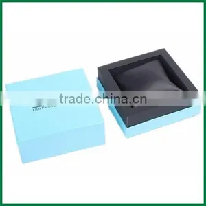 Color Customized Paper Watch Box With Black Pillow, Special Design Paper Card Board Box Wholesales Cheap Watch Gift Box thumbnail-2