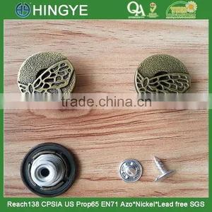 Butterfly Logo Metal Jeans Tack Button For Jeans and Jacket --- J1535 thumbnail-1