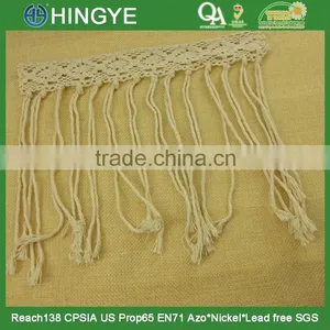 New Arrival off White 100% Cotton Tassel Fringe for Dress H1545 thumbnail-3