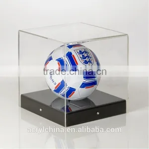 High Quality Clear Acrylic Football Dustproof Display Case thumbnail-1