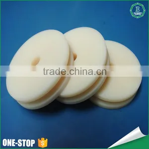 Industry Custom Cheap Double v Groove Wheel Block Bearing Machined Plastic Nylon Pulley for Sale thumbnail-1