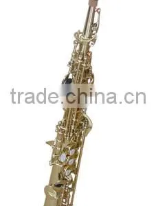 High Grade Straight Soprano Saxophone, With Neck, Nickel Silver Plated thumbnail-6