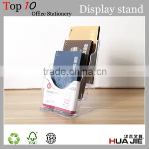 Three Layer Desktop Menu Display Stand A5 Brochure Holder thumbnail-1