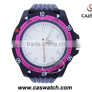 Luminous Plastic Watch ABS Case With PVC Band thumbnail-1
