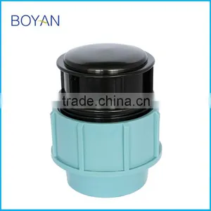 BOYAN Zhejiang Taizhou Plastic Pipe Fitting Light Blue pp Compression Plug thumbnail-1