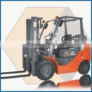 Made in China 2 Ton LP Gas Engine Forklift Trucks for Sale With Chinese Gasoline Engine thumbnail-1