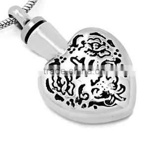 Pet Cremation Jewelry Heart Urn Funeral Urn Necklace Cremation Necklaces for Ashes Into Jewellery Casket thumbnail-1