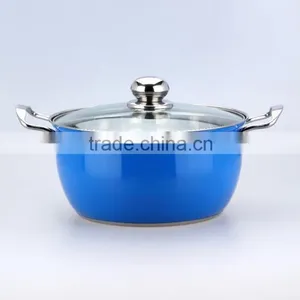 10pcs Stainless Steel Color Kitchen Accessories Cooking Pot Sets as Seen on tv Quality Choice thumbnail-4