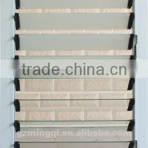 PVC Frame Adjustable Glass Shutter thumbnail-1