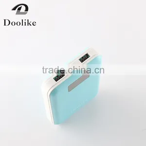 Doolike Newest Design Led Flashlight Dual Usb New Power Bank 8000mah thumbnail-3