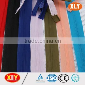 China XLY Zipper #8 Close End Mess Tape Invisible Zipper thumbnail-3