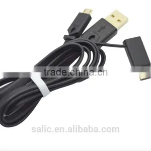 2016 New Arrival 2 in 1usb Charger Cable for Type c and Micro Usb Phone Made in China thumbnail-2