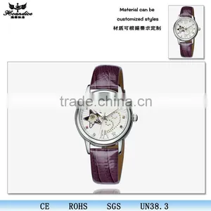 Best Sale Sports Leather Men Diamond Watches thumbnail-1