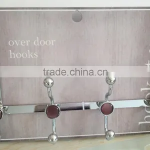 Top Quality New Designed Decorative Graceful Classic Purple Agate Overdoor Hooks 4 Dual Hooks thumbnail-1