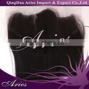 Cheap Silk Base Virgin Brazilian Human Hair Lace Frontal Piece thumbnail-5