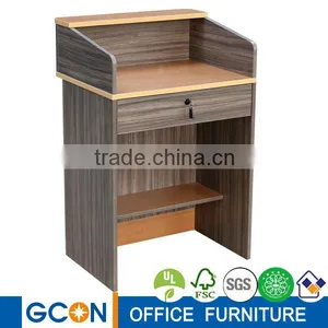 Durable Safty Small Wooden Checkout Counter for Stores thumbnail-1