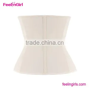 7 Steel Boned Clip and Zip Nude Waist Cincher thumbnail-3