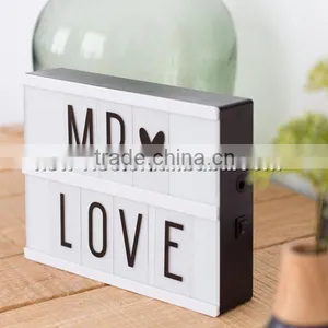 A5 Size LED Cinematic Light Box DIY Letter Lamp thumbnail-1