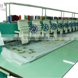 15 Heads 9 Needles Garment Embroidery Machine With Single Sequin thumbnail-1
