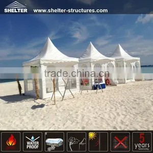 Luxury 5x5m Green Aluminum Glass Marquee Gazebo thumbnail-4