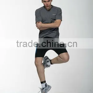 Men's Santic Running Wear Sports Jersey Running Shirt OEM thumbnail-1