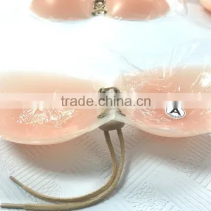 Sexy Ladies Strapless Silicone Bra Invisible Push up Bra thumbnail-4