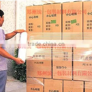 Clear Lldpe Stretch Film/clear Wrapping Lldpe Stretch Film / Clear Plastic Lldpe Stretch Film Manufacture thumbnail-2