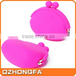 Manufacturers Selling Round Zero Purse Candy Color Silicone Coin Wallet thumbnail-3