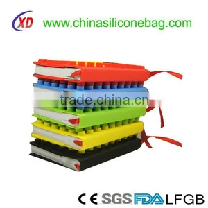 Creative Colorful Silicone Cover Rubber Diary Notebook Practical Notebook Cover thumbnail-3