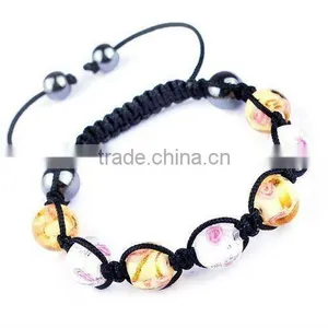 Glass Ball Shamballa Bracelet Jewelry thumbnail-1