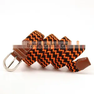 Colorful Elastic Stretch Woven/Braided Belt With Alloy Buckle/braided Elastic Stretch Belt thumbnail-4