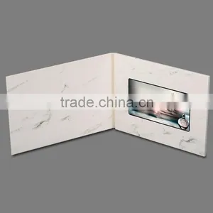CE/ RoHS/FCC Factory Supply Video Card ,lcd Video Brochure Card With Hard Cover thumbnail-4