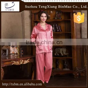 100% Silk Pajama With Pink Color, 16mm Crepe thumbnail-1