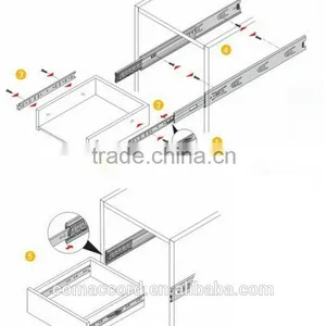 Wholesale China Goods Drawer Slide Rail Hot New Products for 2015 Usa thumbnail-4