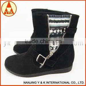 Hot Sale Top Quality Flat Base Handmade Fashoin Snow Boots thumbnail-1