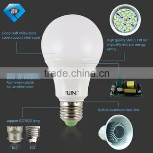 New Product China 5w 7w 9w 12w SMD5730 B22 E27 Led Bulb thumbnail-5