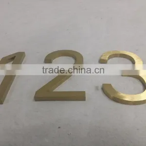 High Quality Brass Coating House Number thumbnail-2