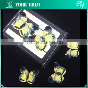 Decorative For Dress Sprakling Butterfly Sequin Applique Patch thumbnail-3