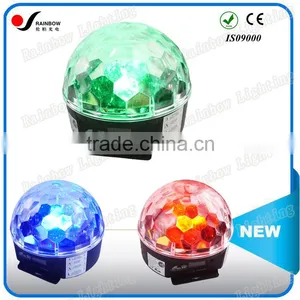 Hot Sale Pro RGBWYP 6PCS 3W Crystal Ball Small LED Ceiling Mount Light for DJ Lighting thumbnail-1