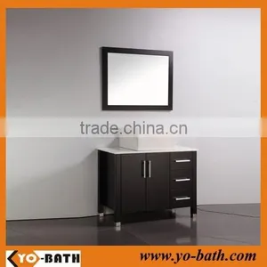 36 Inch Vessel Sink Oak Bathroom Vanity thumbnail-1