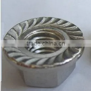 Hex Flange Nut Zinc Plated thumbnail-1