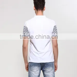 Men's Vogue Casual Sport With Pattern Cotton POLO T Shirt thumbnail-2
