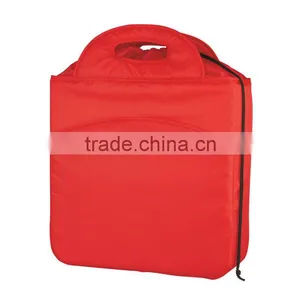 Chill Out Drawstring Kooler Bag-Red thumbnail-1