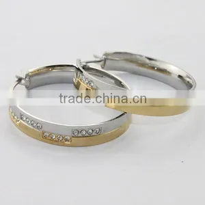 China Supplier,2014 New Product Dubai Gold Jewelry, Hoop Earring for Women thumbnail-1